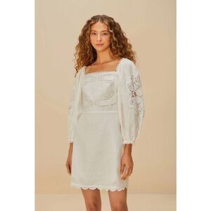 white linen dress for beach wedding White Linen Cotton Maxi Dress - Backless & Belted main image 1